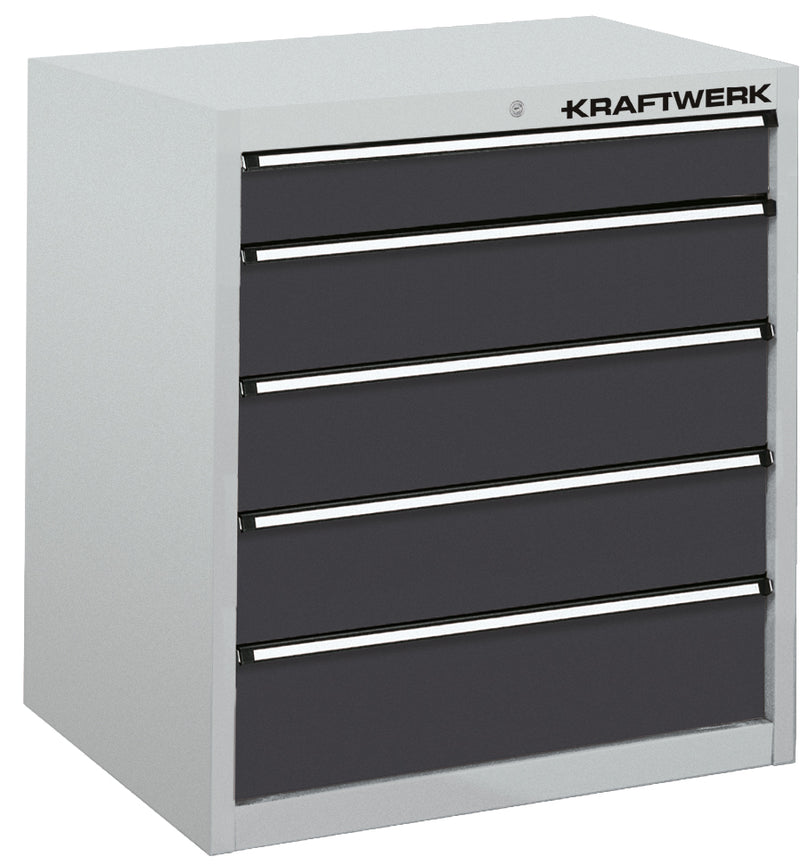 KRAFTWERK Industrie Schubladenschrank mit 5 Schubladen (B696 x H800 x T695)