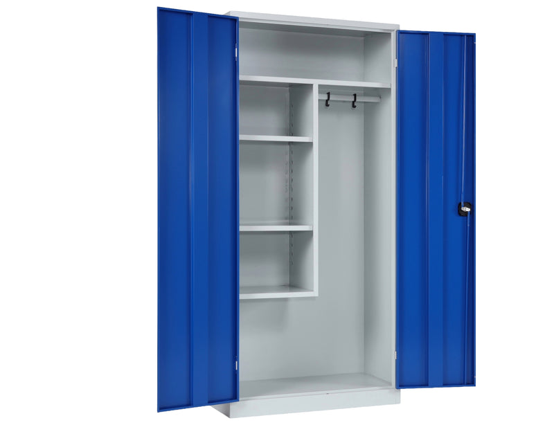 Putzmittelschrank / Aufbewahrungsschrank EXPRESS; auf Sockel; 92x42x19 – furnecosteel